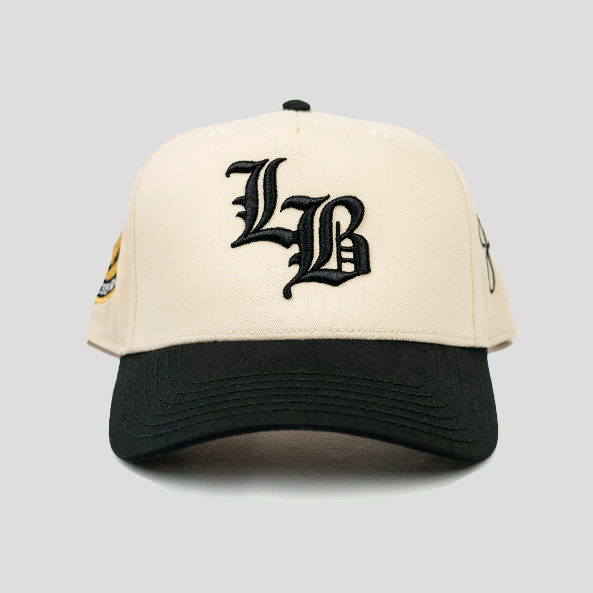 Jrip x LB Snapback Hat (CREAM/BLACK)